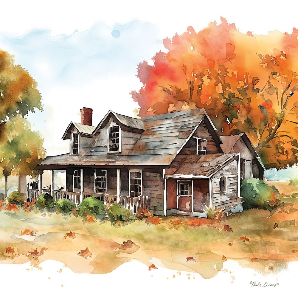 Autumn in the Country art print by Nicole DeCamp for $57.95 CAD