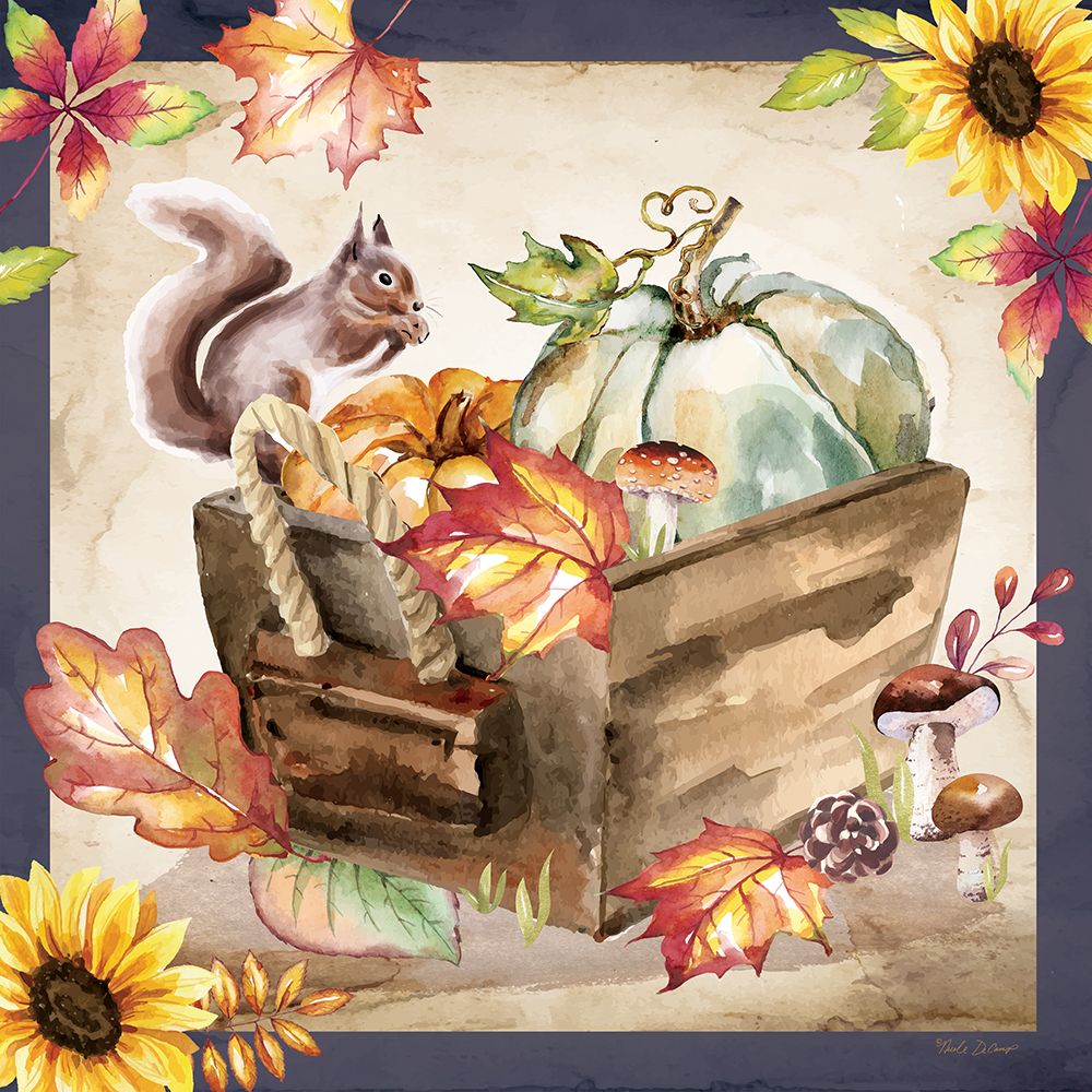 Fall Woodland IV art print by Nicole DeCamp for $57.95 CAD