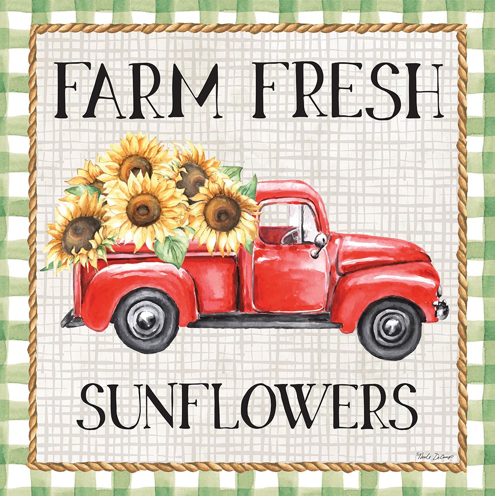 Farm Fresh Sunflowers art print by Nicole DeCamp for $57.95 CAD