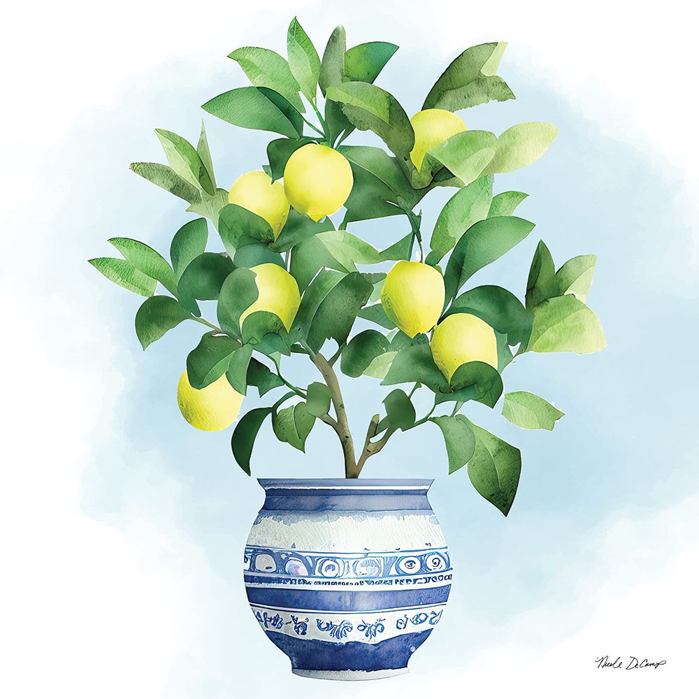 Trellis Lemon Tree art print by Nicole DeCamp for $57.95 CAD