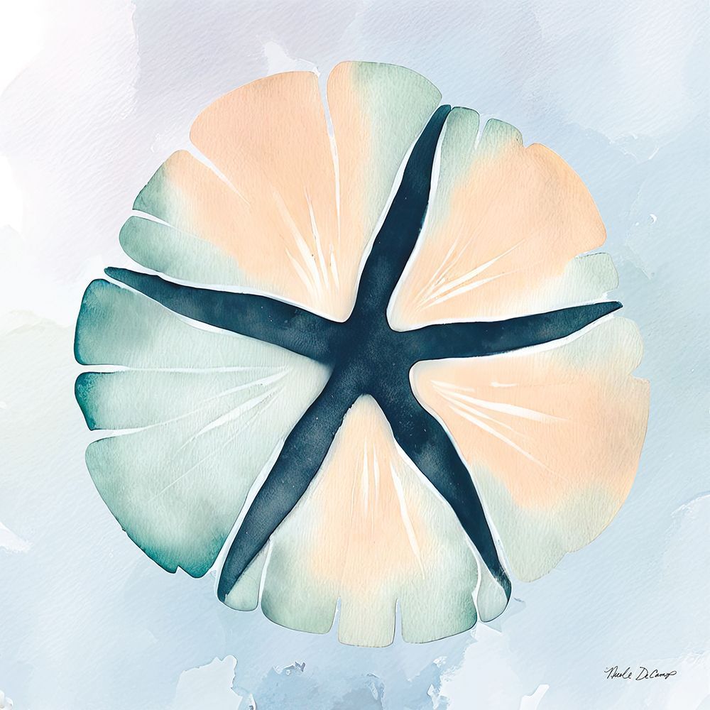 High Tide Sand Dollar art print by Nicole DeCamp for $57.95 CAD