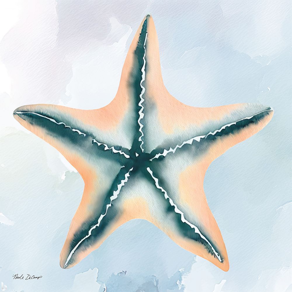 High Tide Starfish art print by Nicole DeCamp for $57.95 CAD