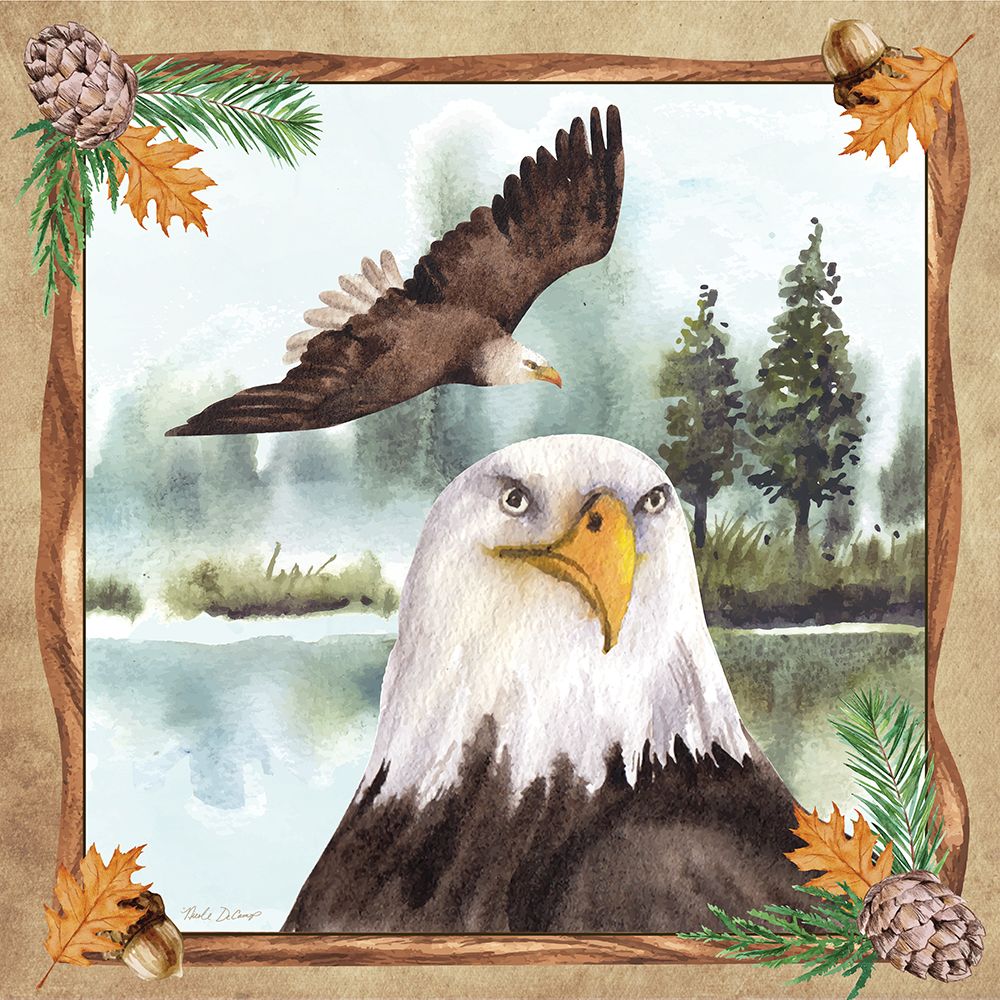 The Great Bald Eagle art print by Nicole DeCamp for $57.95 CAD