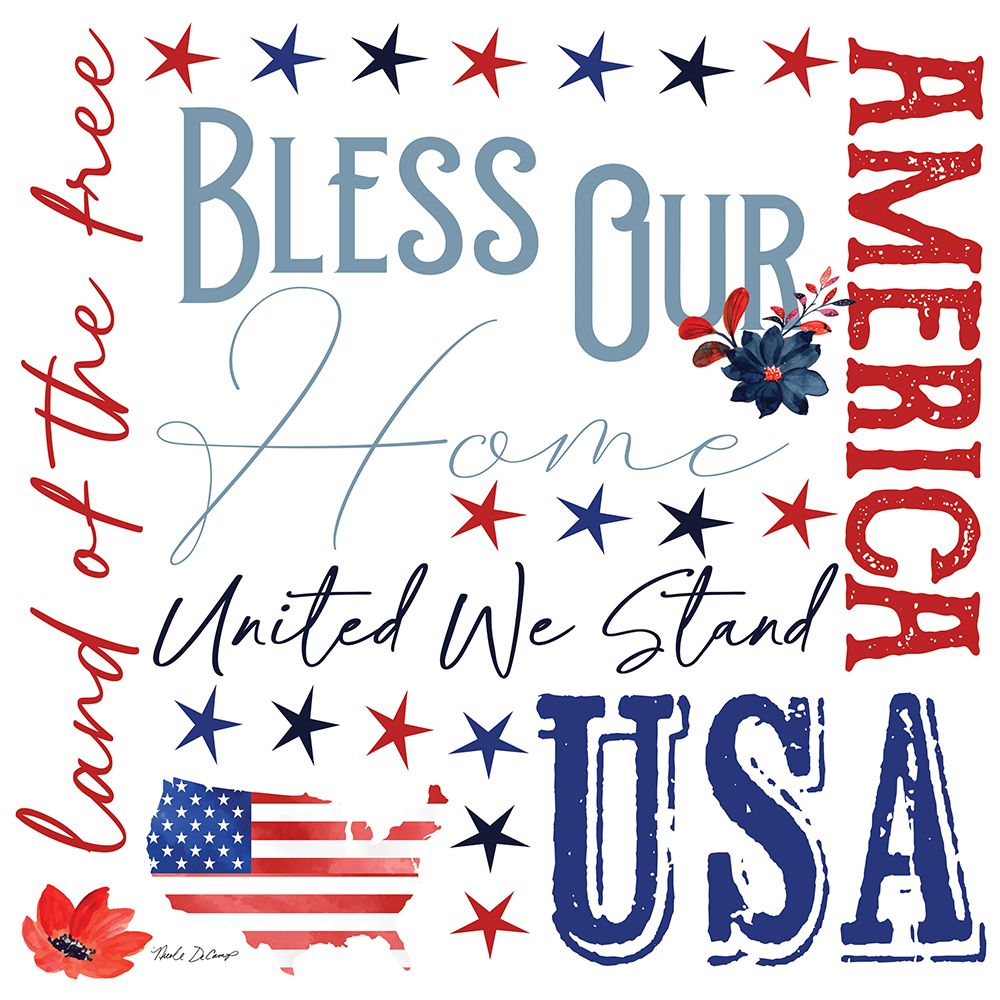 Bless Our Home art print by Nicole DeCamp for $57.95 CAD