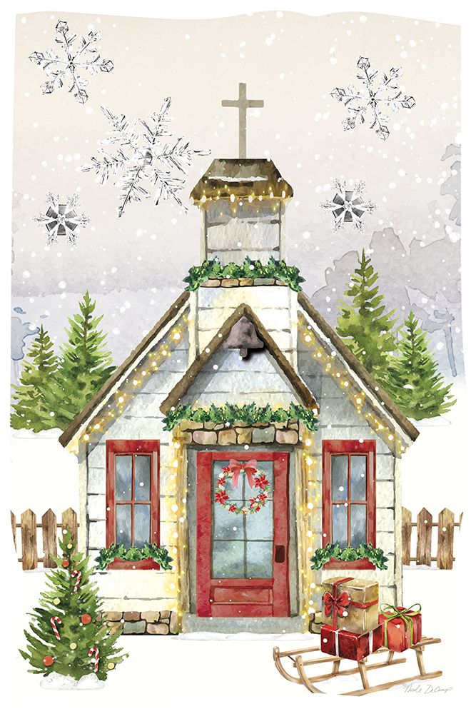 Country Charm Present Delivery art print by Nicole DeCamp for $57.95 CAD