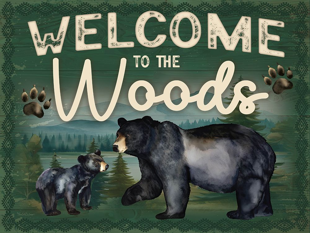 Welcome to the Woods art print by Nicole DeCamp for $57.95 CAD