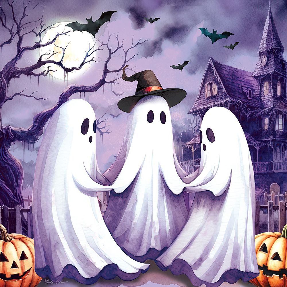 Ghost Trio art print by Nicole DeCamp for $57.95 CAD