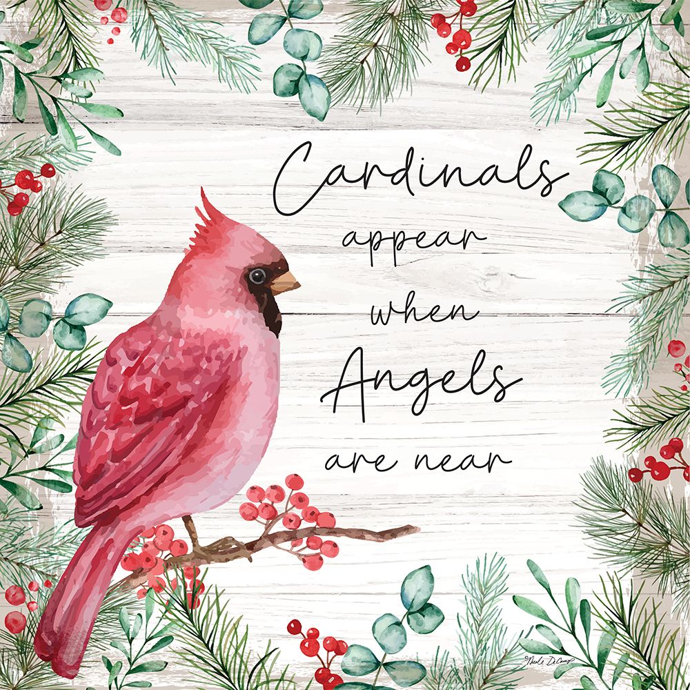 Cardinals Appear When Angels Are Near art print by Nicole DeCamp for $57.95 CAD
