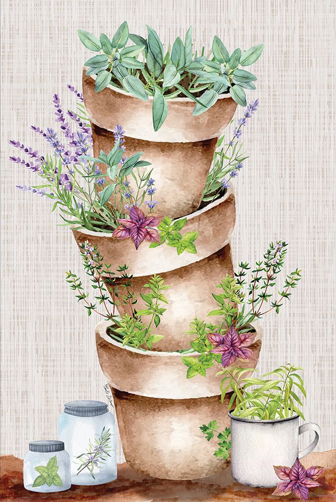 Kitchen Herbs II art print by Nicole DeCamp for $57.95 CAD