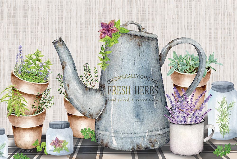 Kitchen Herbs III art print by Nicole DeCamp for $57.95 CAD