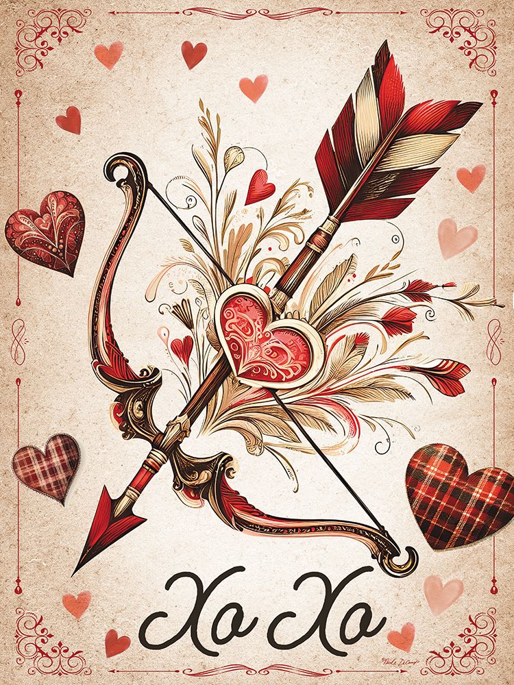 XOXO Valentine art print by Nicole DeCamp for $57.95 CAD