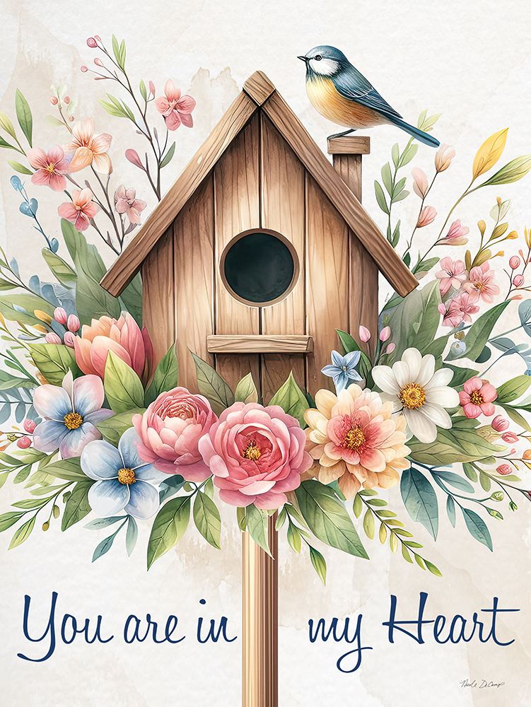 You Are in My Heart art print by Nicole DeCamp for $57.95 CAD