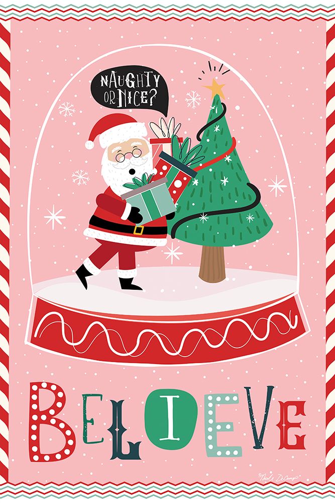 Believe Snow Globe art print by Nicole DeCamp for $57.95 CAD