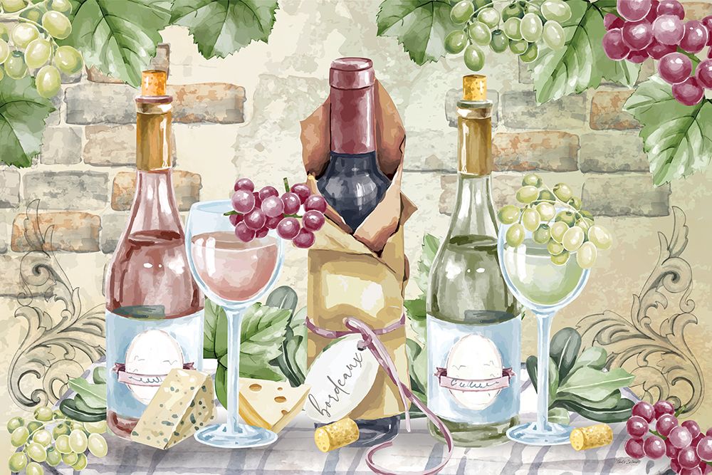 Vineyard Still Life III art print by Nicole DeCamp for $57.95 CAD