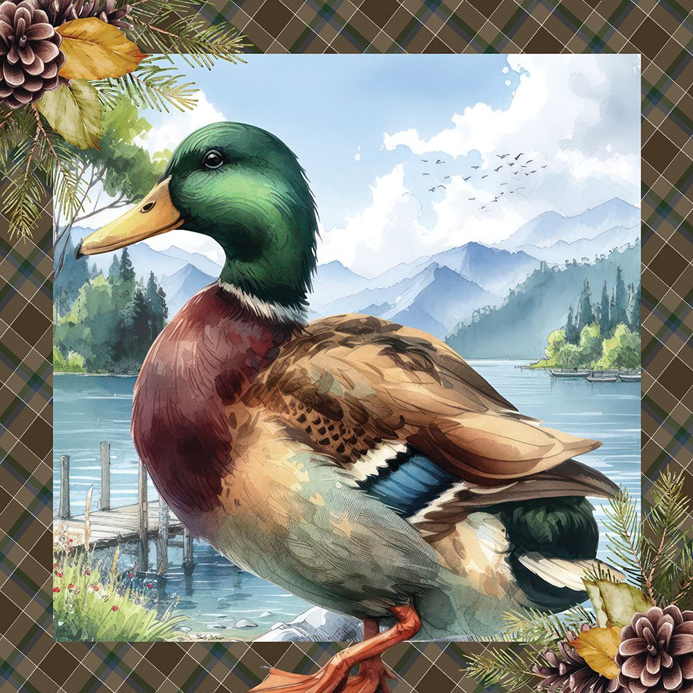 Woodland Retreat Duck art print by Nicole DeCamp for $57.95 CAD
