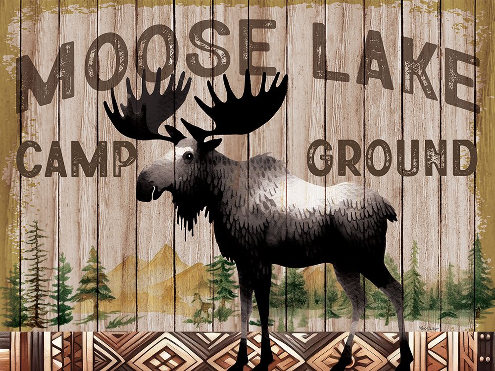 Moose Creek Camp Ground art print by Nicole DeCamp for $57.95 CAD