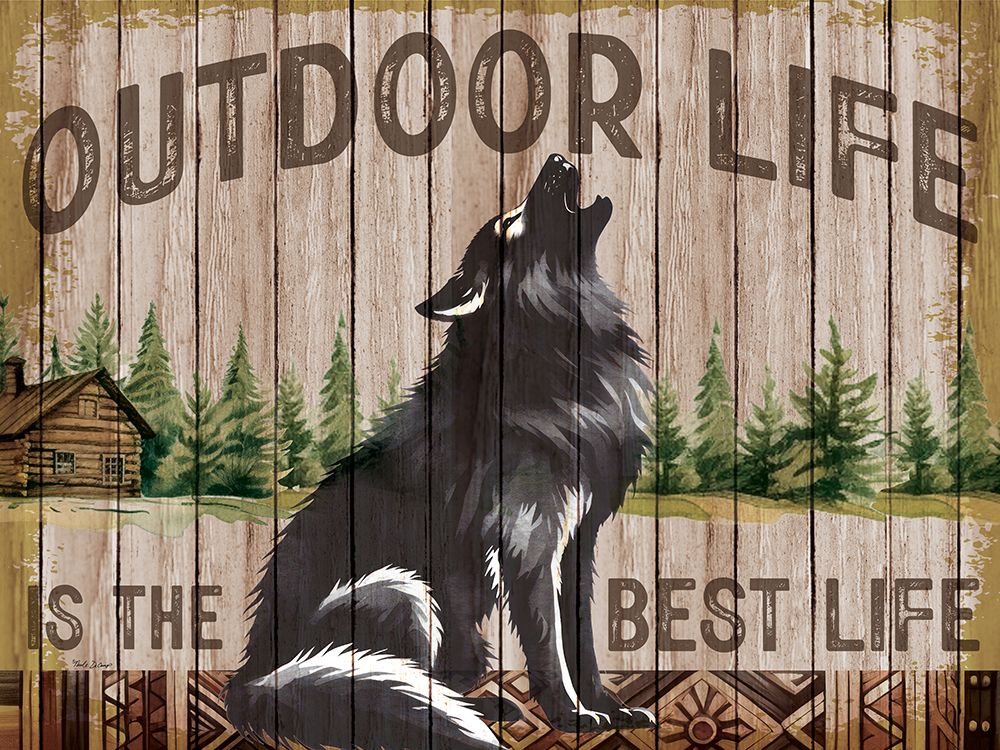 Outdoor Life is the Best Life art print by Nicole DeCamp for $57.95 CAD