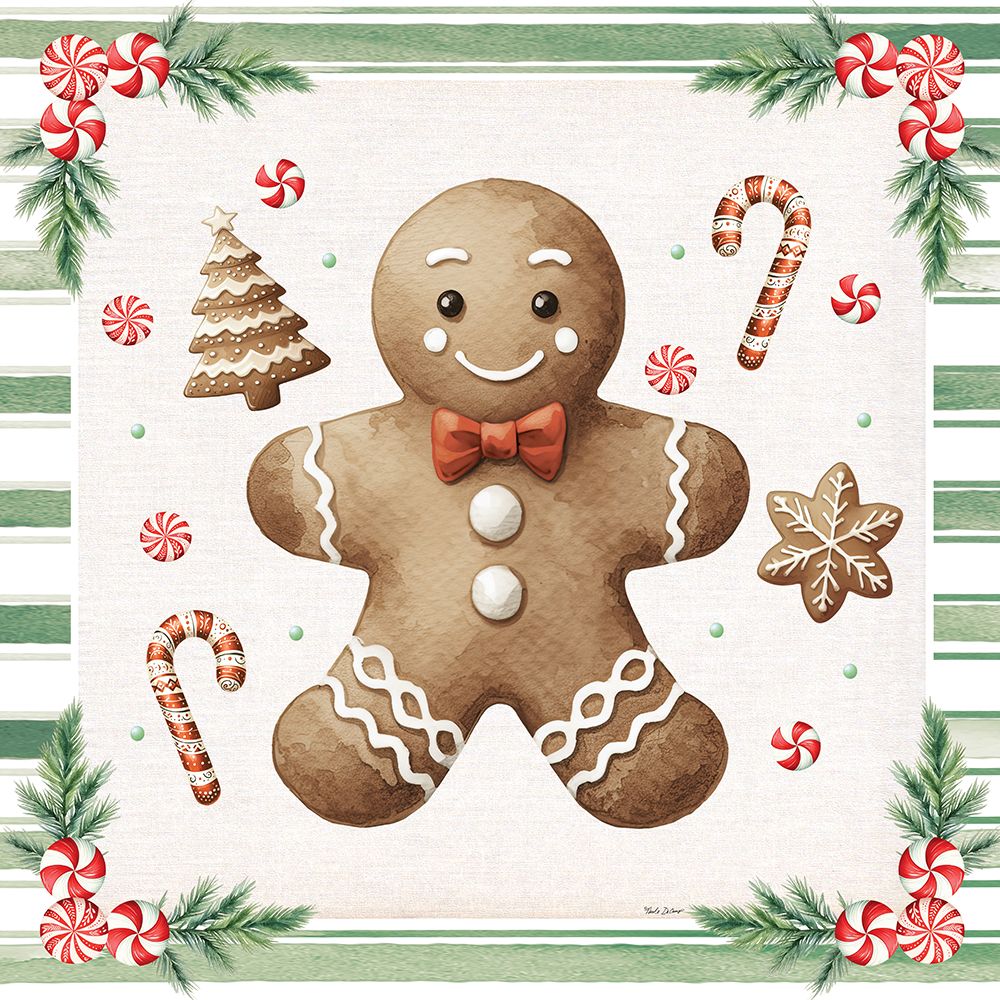 Gingerbread Boy art print by Nicole DeCamp for $57.95 CAD