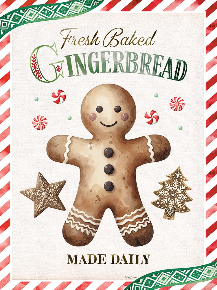 Fresh Baked Gingerbread art print by Nicole DeCamp for $57.95 CAD