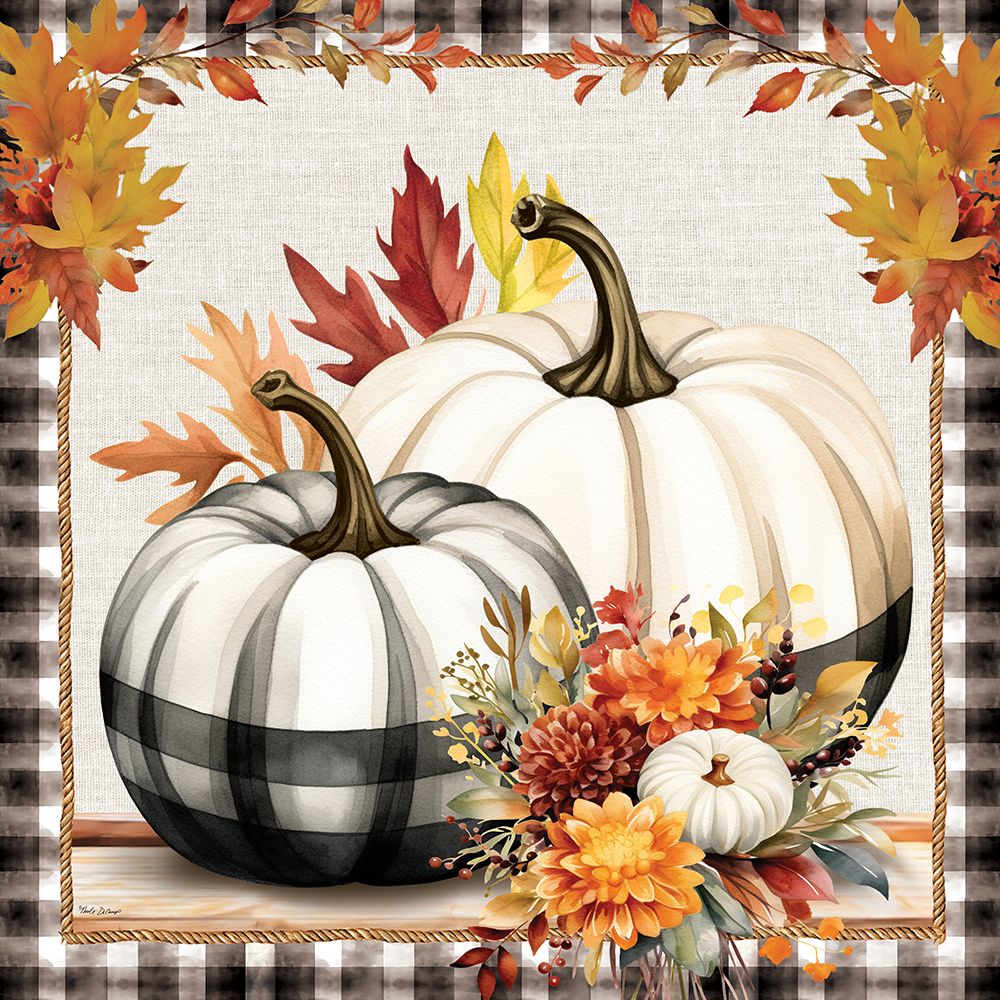 Fall Pumpkin Still Life art print by Nicole DeCamp for $57.95 CAD