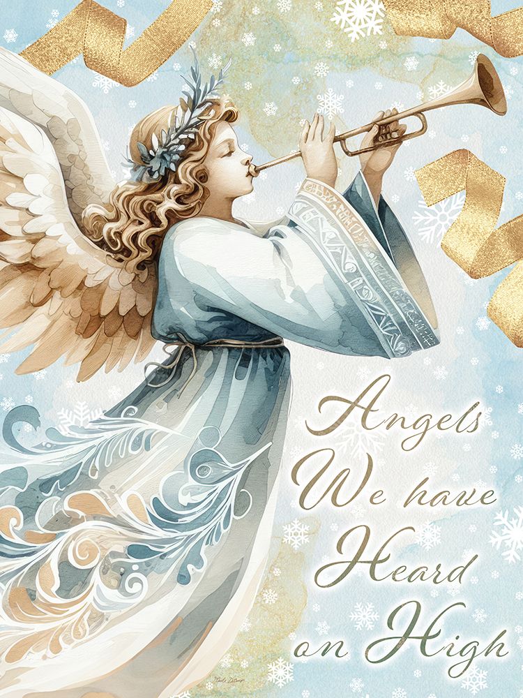 Angels We Have Heard on High art print by Nicole DeCamp for $57.95 CAD