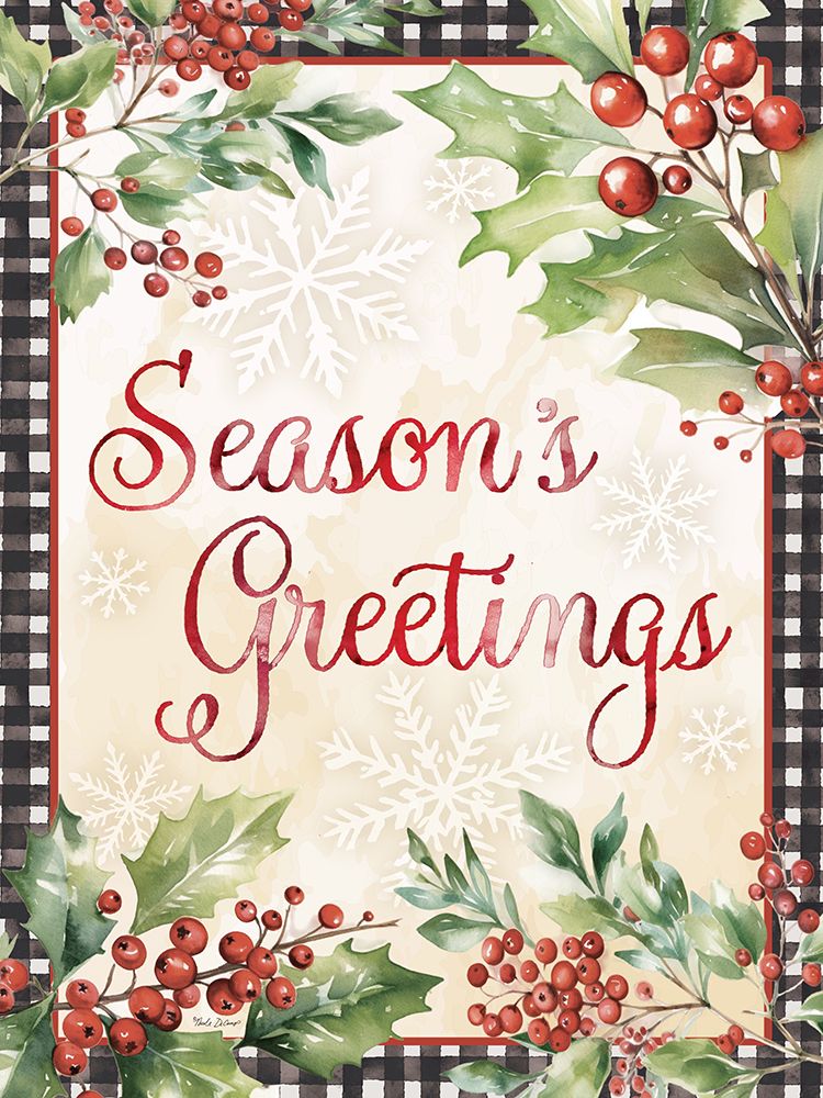 Seasons Greetings art print by Nicole DeCamp for $57.95 CAD