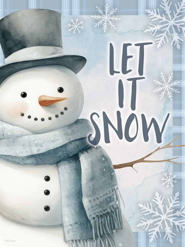 Let It Snow art print by Nicole DeCamp for $57.95 CAD