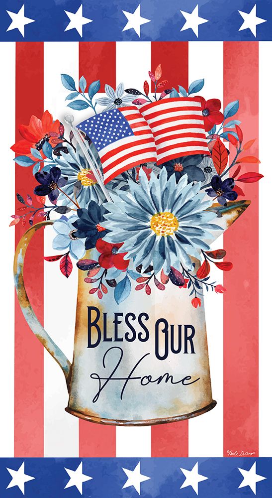 Bless Our Home Bouquet art print by Nicole DeCamp for $57.95 CAD