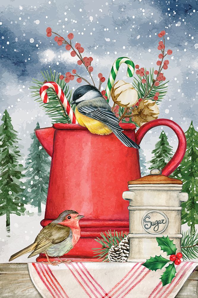 Winter Birds art print by Nicole DeCamp for $57.95 CAD