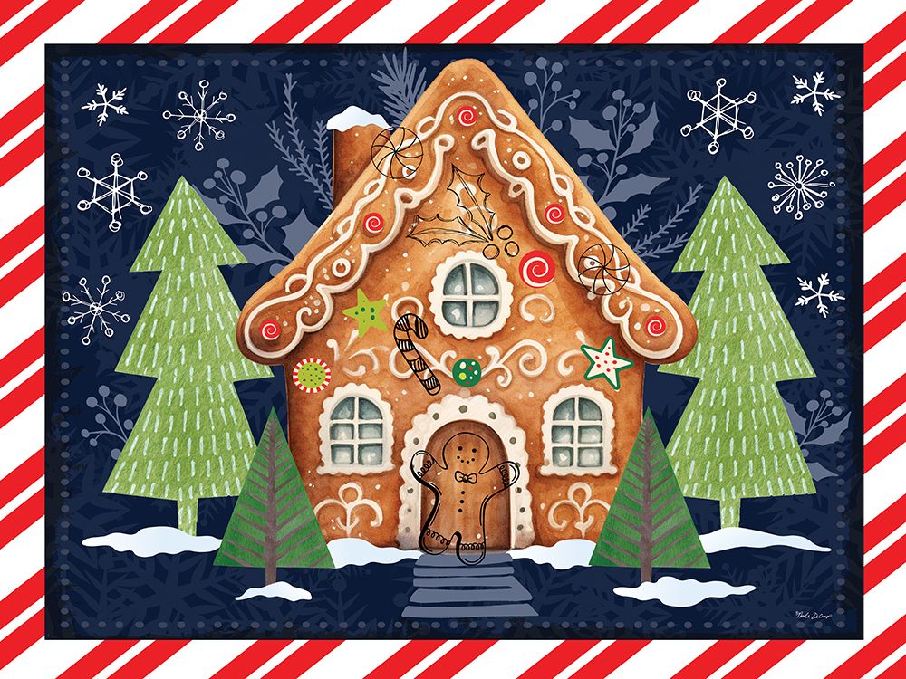 Gingerbread House art print by Nicole DeCamp for $57.95 CAD