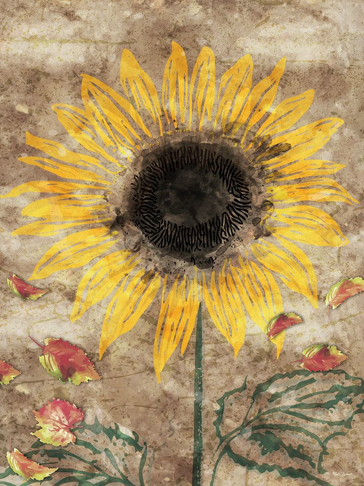 Fall Sunflower art print by Nicole DeCamp for $57.95 CAD