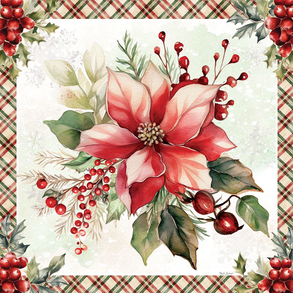 Christmas in Bloom II art print by Nicole DeCamp for $57.95 CAD