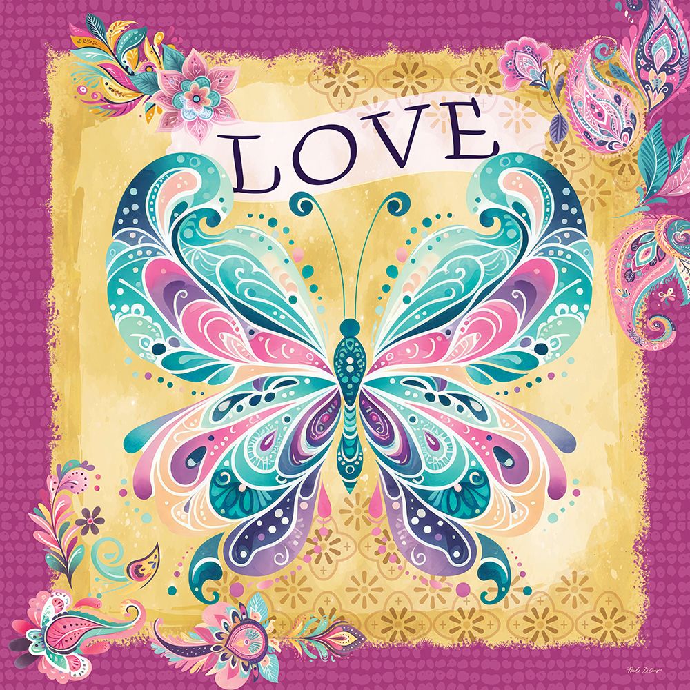 Love Butterfly art print by Nicole DeCamp for $57.95 CAD