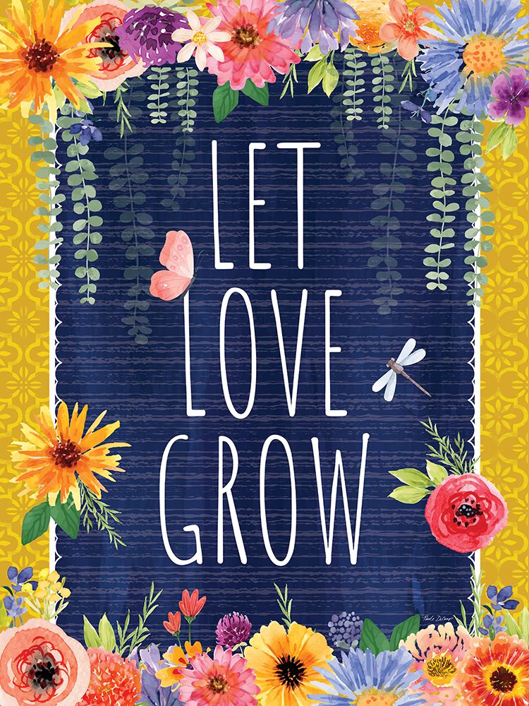 Let Love Grow Here art print by Nicole DeCamp for $57.95 CAD
