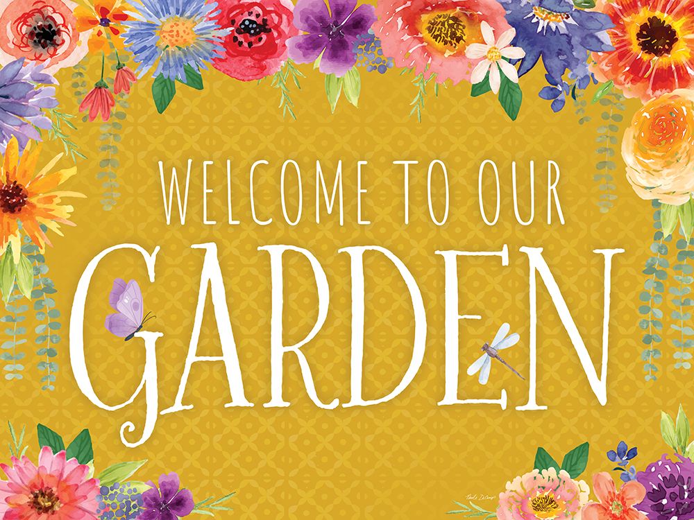 Welcome to Our Garden art print by Nicole DeCamp for $57.95 CAD