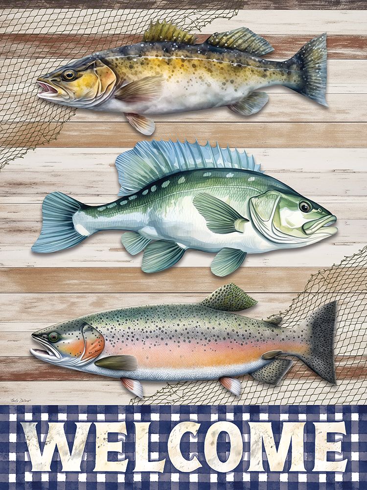 Lake Welcome art print by Nicole DeCamp for $57.95 CAD
