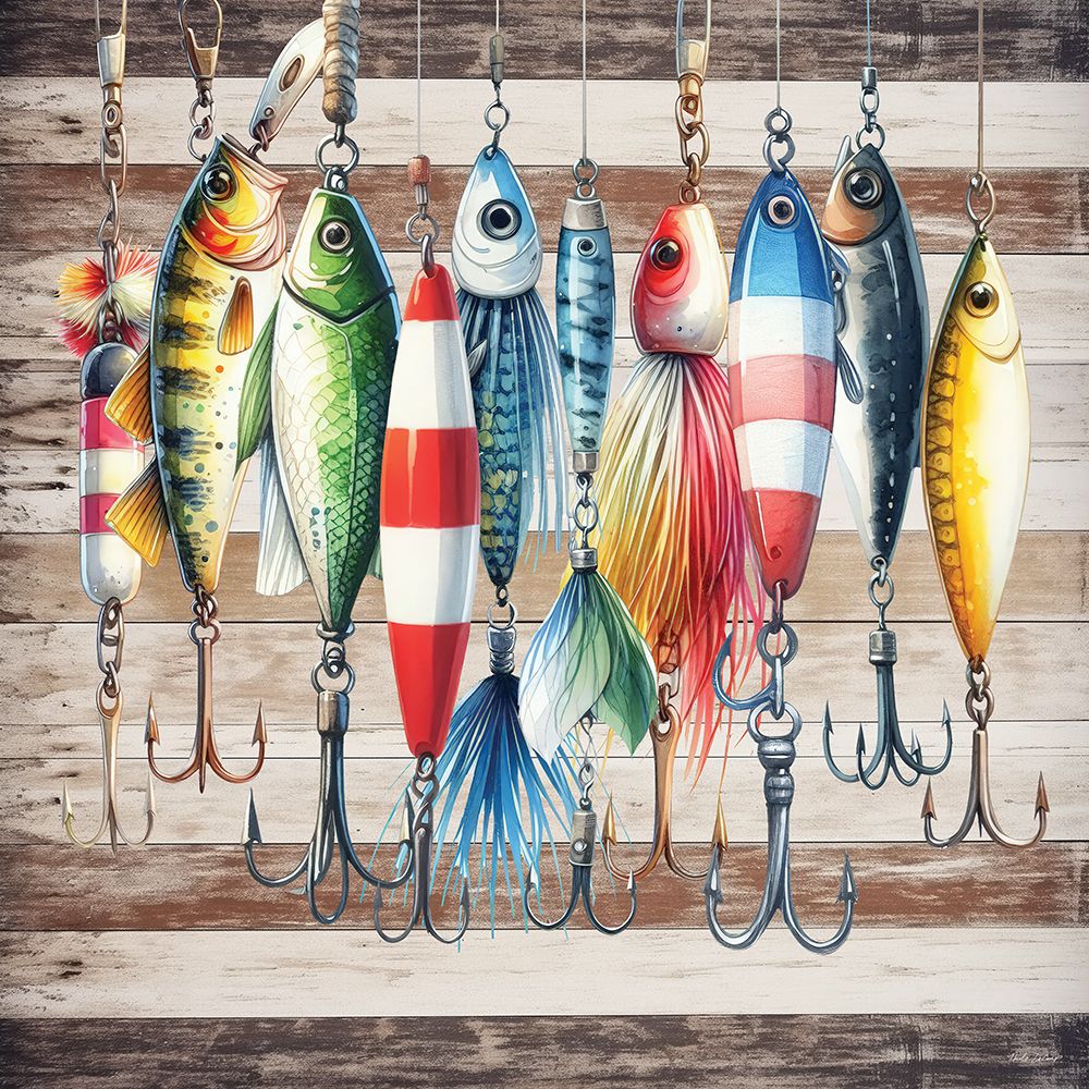 Lake Life Lures art print by Nicole DeCamp for $57.95 CAD