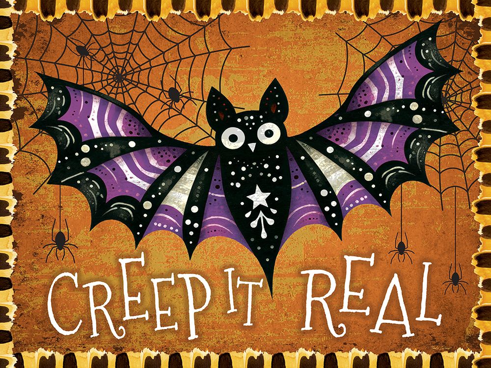 Creep It Real Bat art print by Nicole DeCamp for $57.95 CAD
