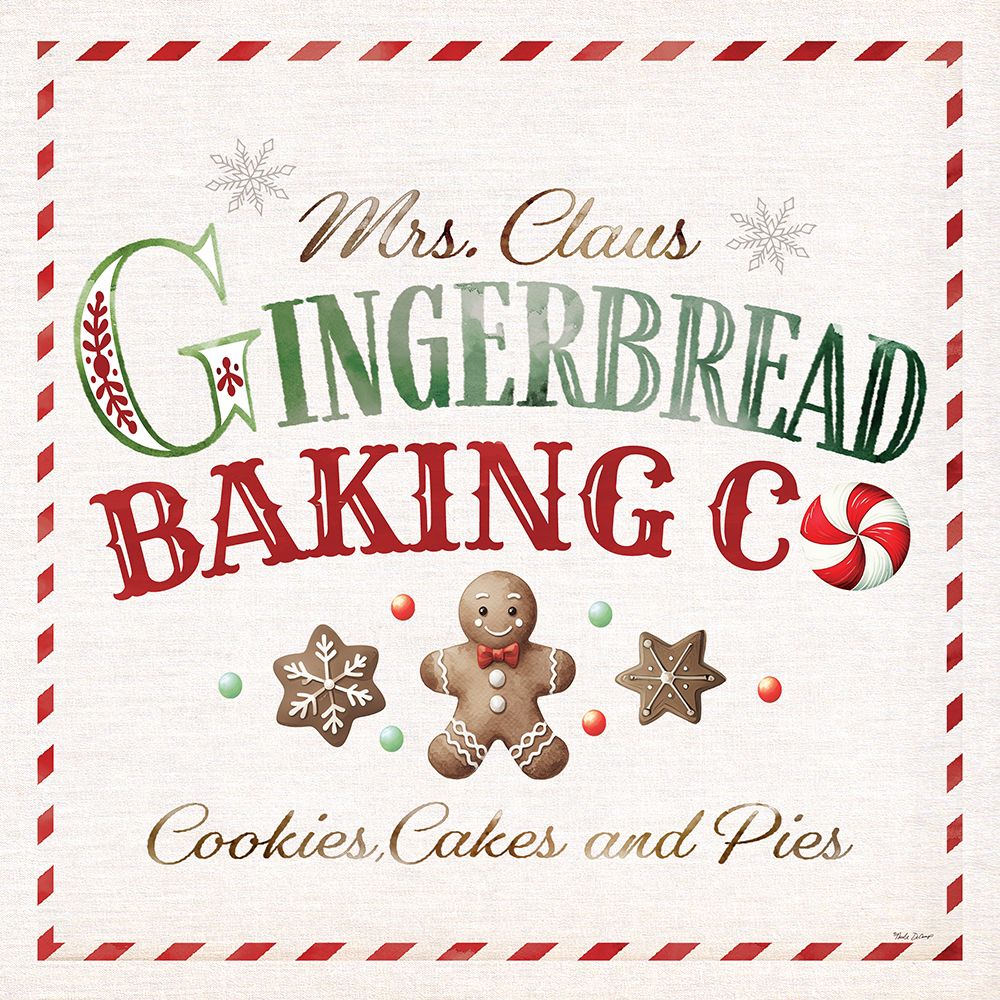 Gingerbread Baking Co. art print by Nicole DeCamp for $57.95 CAD