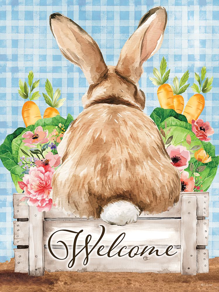 Easter Bunny Welcome art print by Nicole DeCamp for $57.95 CAD