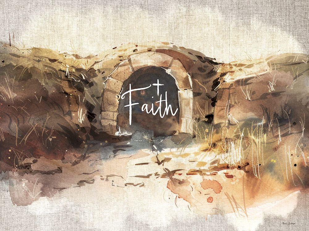 He is Risen Faith Tomb art print by Nicole DeCamp for $57.95 CAD
