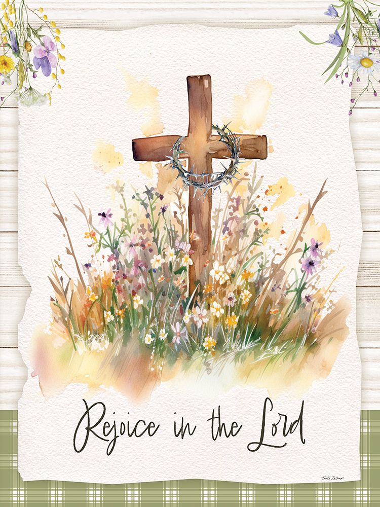 Rejoice in the Lord art print by Nicole DeCamp for $57.95 CAD