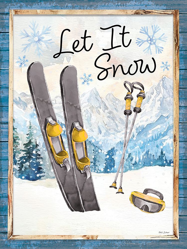 Let It Snow art print by Nicole DeCamp for $57.95 CAD