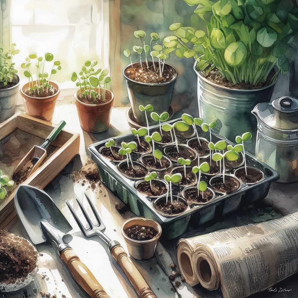 Seedlings art print by Nicole DeCamp for $57.95 CAD
