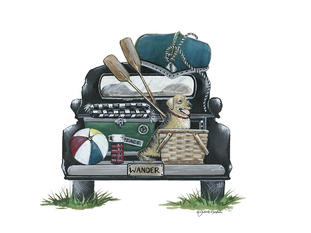 Adventure Awaits art print by Julie Norkus for $57.95 CAD