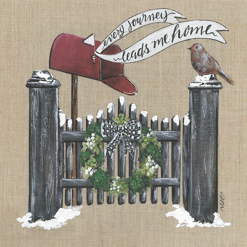 Winter Journey Gate art print by Julie Norkus for $57.95 CAD