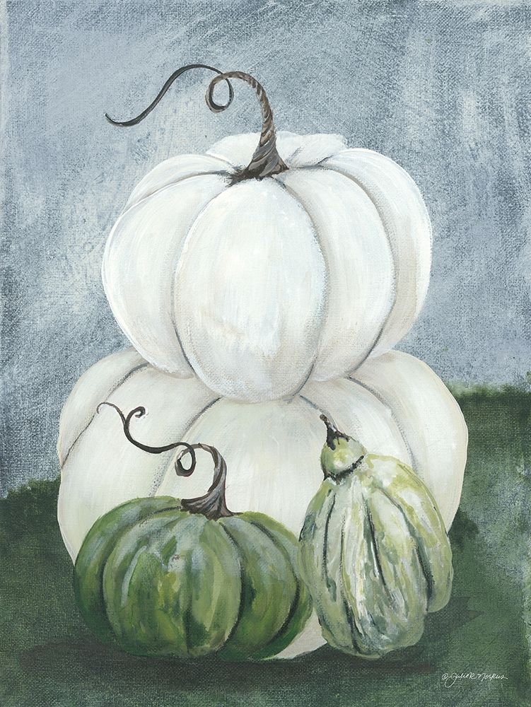 Sunny Day Pumpkins I art print by Julie Norkus for $57.95 CAD