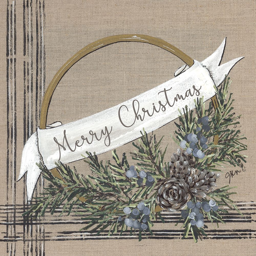 Merry Christmas art print by Julie Norkus for $57.95 CAD