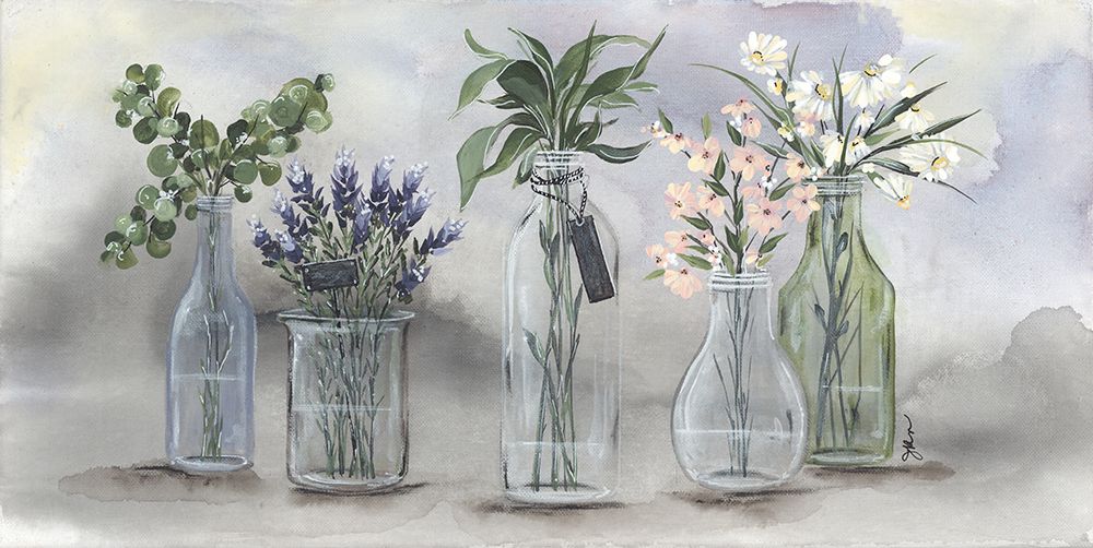 Vintage Bottles art print by Julie Norkus for $57.95 CAD