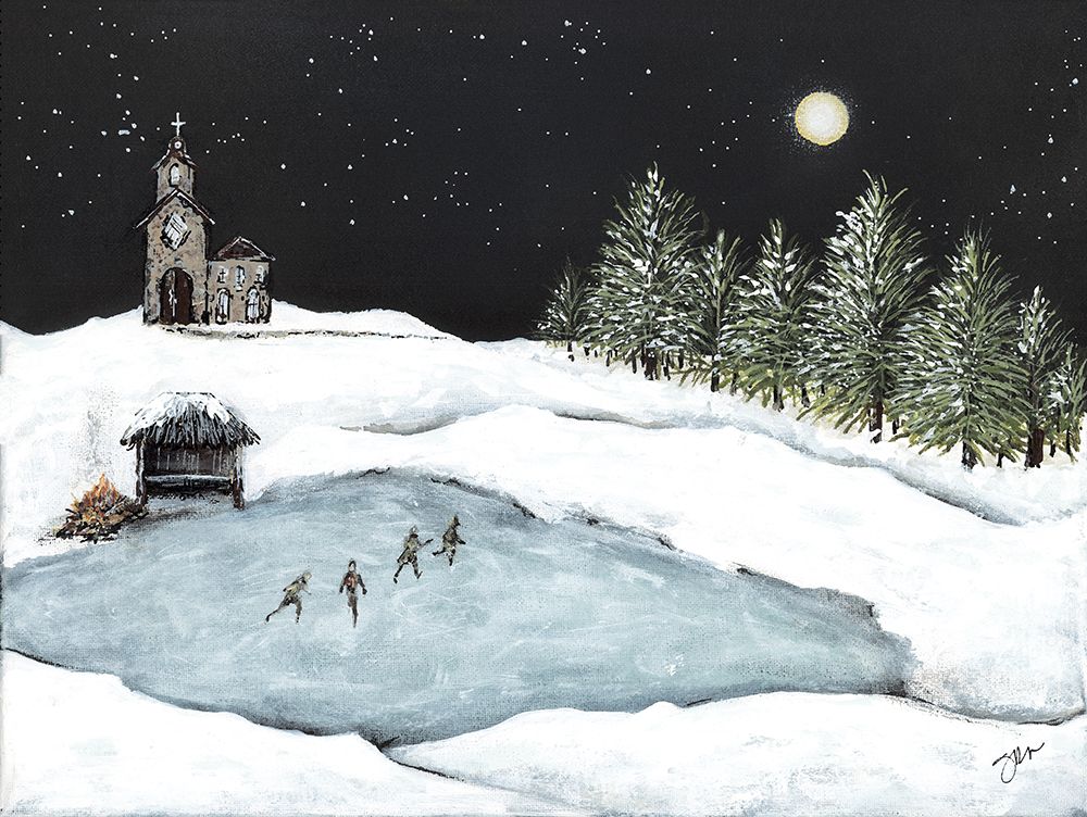 Sunday Skate art print by Julie Norkus for $57.95 CAD